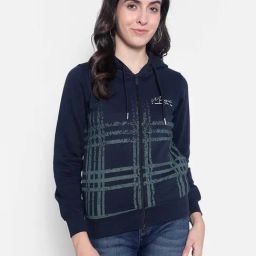 Crimsoune Club Navy Printed Front-Open Hoodie-image-35