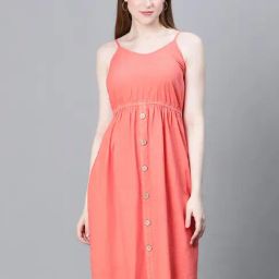 Oxolloxo Red Beachwear Dress-image-85