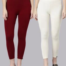 TWIN BIRDS Women Pack Of 2 High Ankle Leggings-image-84