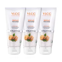 VLCC Walnut Face Scrub - Pack of 3 image 1