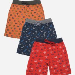 Dollar Boys Assorted Printed Bermuda (Pack Of 3)-image-49