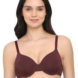 Wacoal Brown Plain T-Shirt Bra-image-9