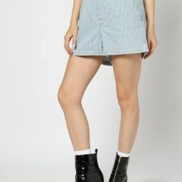 GAP Blue Regular Fit Striped Shorts-image-77