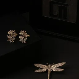 COSA NOSTRAA Men Gold-Toned The Dragonfly Accessory Gift Set-picture-46
