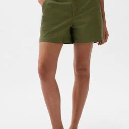 GAP Green Relaxed Fit Solid Shorts-image-44