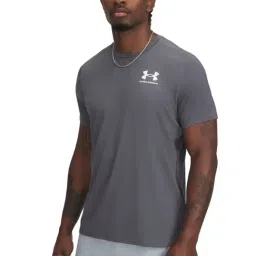 Under Armour Grey Slim Fit Sports T-Shirt-picture-27