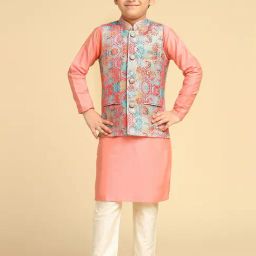 Kisah Kids Multi Printed KurtaSets-image-17