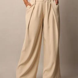 Only Beige Flared Fit Mid Rise Pants-image-28