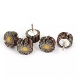 GSK Cut 120 Grit Emery Cloth Grinding Flap Wheel Discs - 5pcs Rotary Tool  (50 mm)-image-10