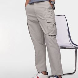 French Connection Men Slim Fit Cargos Trousers-picture-47