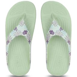 Floatz by Bata Women's TH 1.1 E 24 Green Flip Flops-picture-5