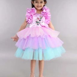 Pink Chick Girls Pink & Blue Character Based Party Dresses-image-24