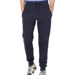 Van Heusen Regular Fit Quick Dry Media Pocket Printed Joggers - Navy-image-35