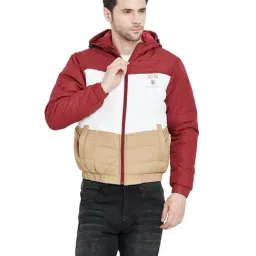 Duke Multicolor Colour-Block Hooded Jacket-image-98
