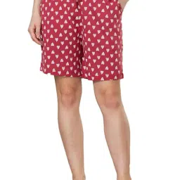 Van Heusen Pink Printed Shorts-image-69