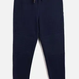 Cantabil Kids Navy Regular Fit Joggers-image-46