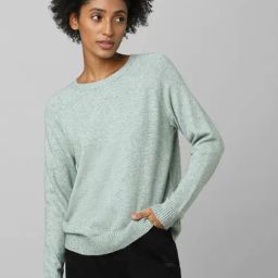 Only Green Textured Pullover-image-12