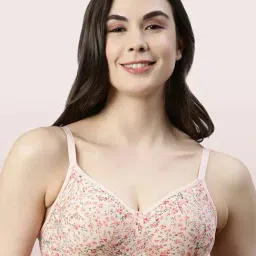 Enamor Peach Non-Wired Non-Padded Everyday Bra-10