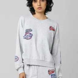 Only Grey Round Neck Pullover-image-78