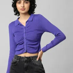 Only Purple Regular Fit Shirt-image-82