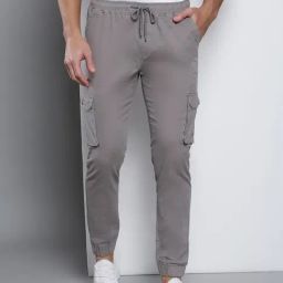Dennis Lingo Graphite Grey  Slim Fit Joggers-image-15