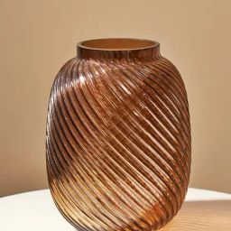 Pure Home and Living Brown Glass Textured Vases-image-58
