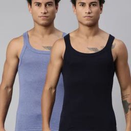 Levi's Multi Cotton Regular Fit Vest - Pack Of 2-picture-40