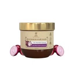 Khadi Essentials Red Onion Hair Mask with Black Seed Oil for Hairfall Control - 200 gm-image-16