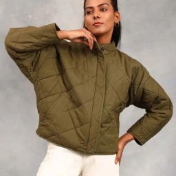 Fabindia Black Cotton Linen Reversible Jacket-image-3