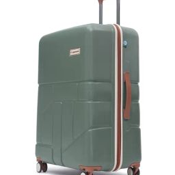 Uppercase Rock Green Textured Large Hard Checked Luggage-63