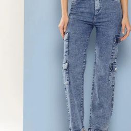 Aarika Girls Blue Solid Jeans-image-67