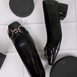 Ronnie Grey Women's Black Casual Pumps-image-29
