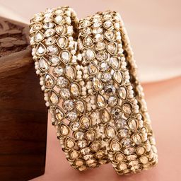 Peora Set of 2 Gold-Plated Bangle-image-96