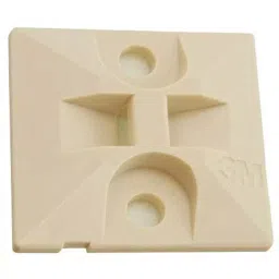 3M CABLE TIE MOUNT, 2-WAY, 25MM L X 25MM W, ABS, PK100, BEIGE, CTB1X1BGA-C (Pack of 100 Pcs)-picture-22