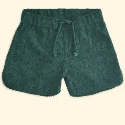 Pantaloons Junior Green Cotton Regular Fit Shorts-picture-26