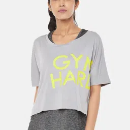 Ajile by Pantaloons Grey Graphic Print T-Shirt-image-29