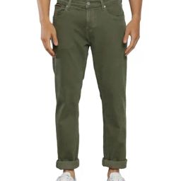 Tommy Hilfiger Avalon Green Straight Fit Jeans-image-34