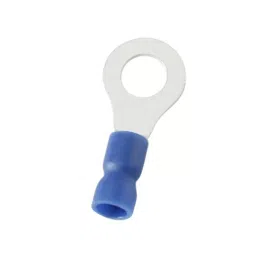 RS PRO Insulated Ring Terminal 8.4 mm Stud Size 1.5 mm² to 2.5 mm² Wire Size Blue, 1788682-image-99