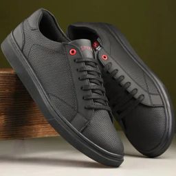 Spykar Men's ADONIS Black Casual Sneakers-image-41