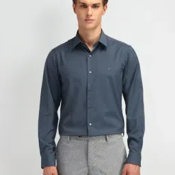 Arrow New York Blue Slim Fit Shirt-image-38
