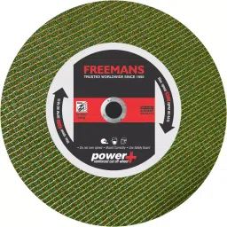 Freemans 12 inch/355 mm Metal Cut Off Wheel Green CGP355 (Pack of 25)-image-35