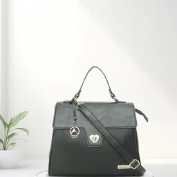 DressBerry Structured Handheld Bag with Applique-20