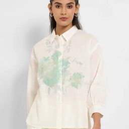 Akkriti by Pantaloons Light Clear Blue Printed Tunic-image-29