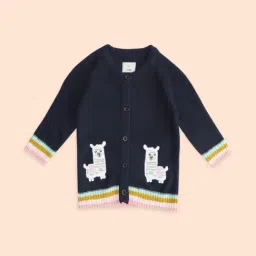 Pantaloons Baby Navy Printed Full Sleeves Sweater-picture-22