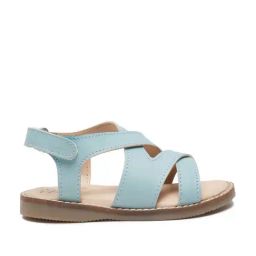 Tiny Bugs Kids Blue & Beige Casual Sandals-image-23