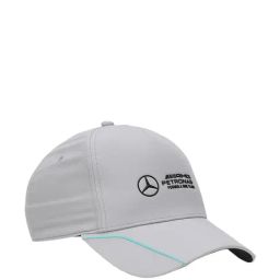 Puma Mercedes Team Silver Polyester Baseball Cap-image-5