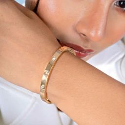Johori Rose Gold Love Stackable Bracelet-0