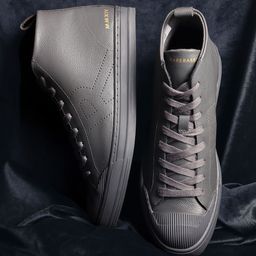 RARE RABBIT Men Sauron Hi Pro Leather High-Top Sneakers-46
