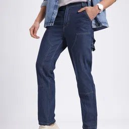 glitchez Men Relaxed Drip Jeans-image-85