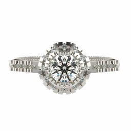 VALANOVA Sterling Silver Plated Lab Grown Diamond Ring 0.87cts-image-59